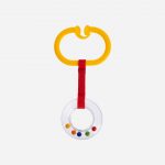 876_Rattle_Stroller_ Ring_Oval_yellow_3 Stroller_-Ring_Oval